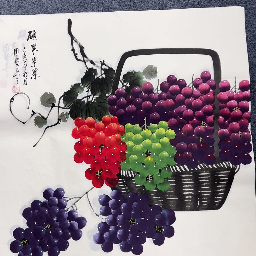 国画宣纸国画纯手绘作品
