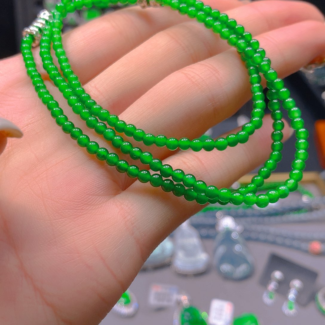 翡翠未镶嵌颈饰天然翡翠