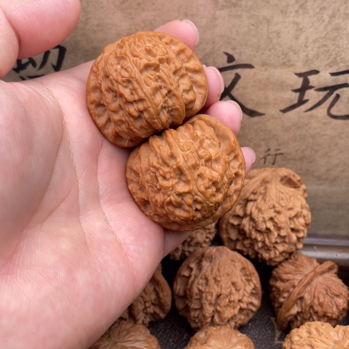 把件文玩核桃41白狮子