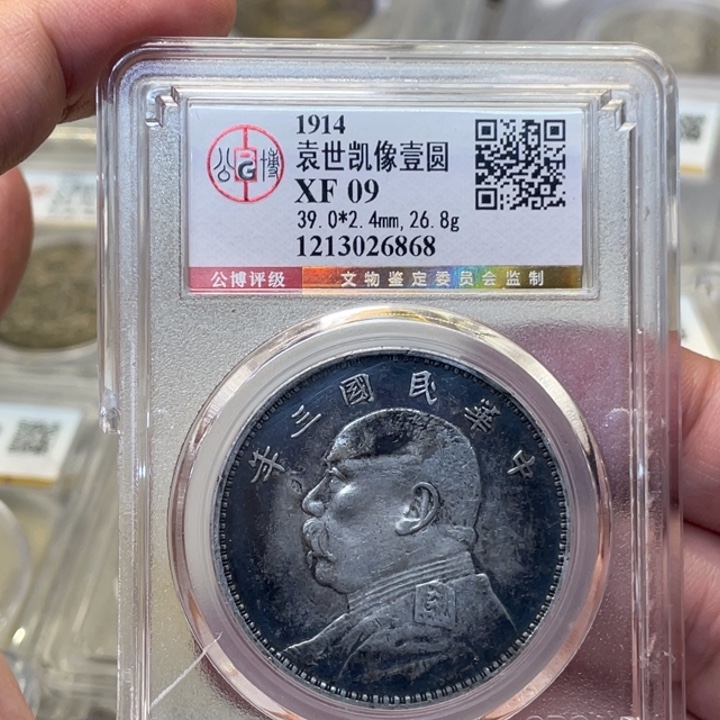 银古钱币一枚图片品相