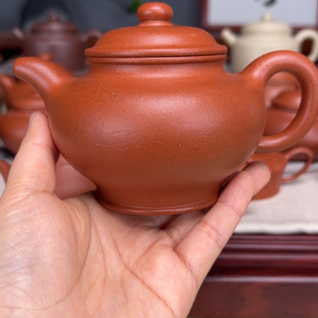 茶壶紫砂宝山红泥280