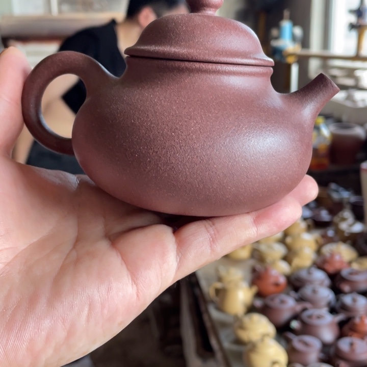 紫砂紫砂容天。 天青（完美品