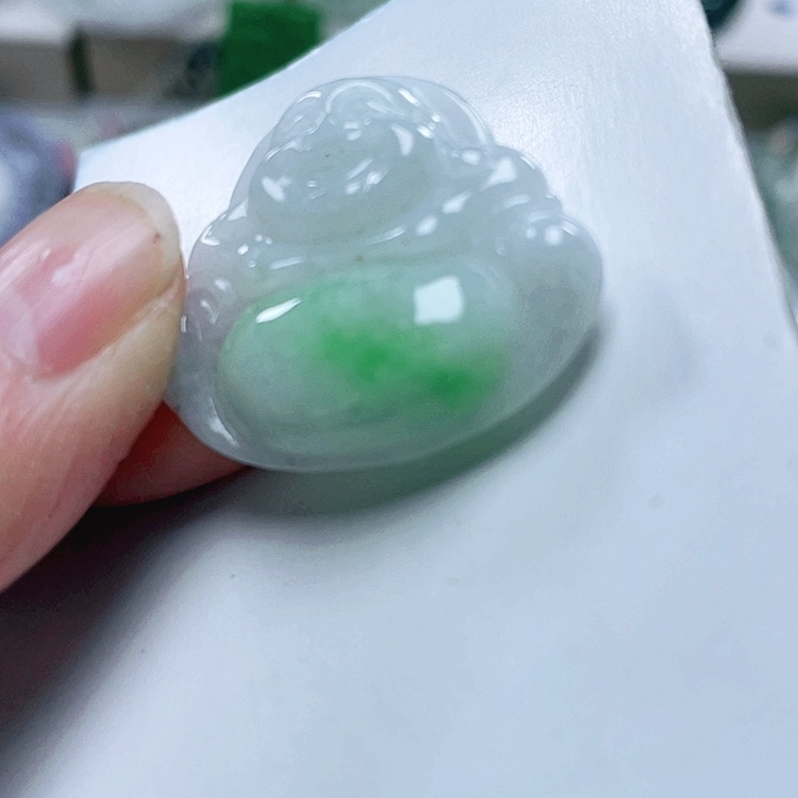 翡翠未镶嵌手链天然翡翠吊坠