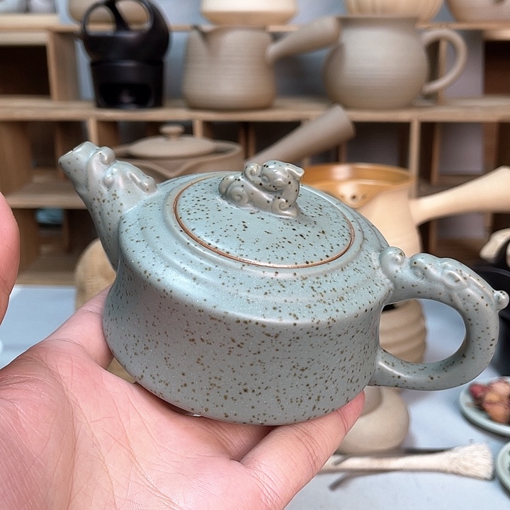 壶老段烧陶瓷茶器！