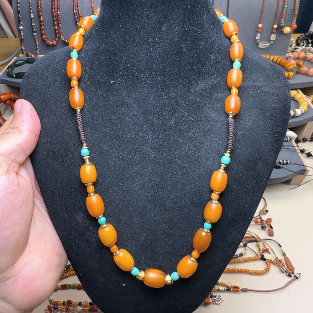 蜜蜡颈饰未镶嵌c bk y g h j