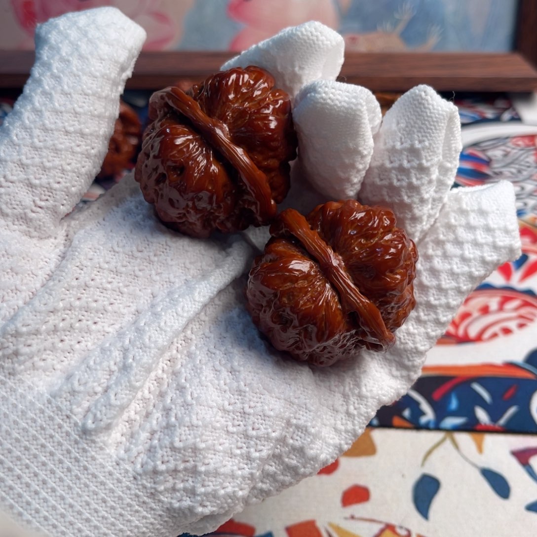 文玩核桃吊坠蛤蟆头41.5