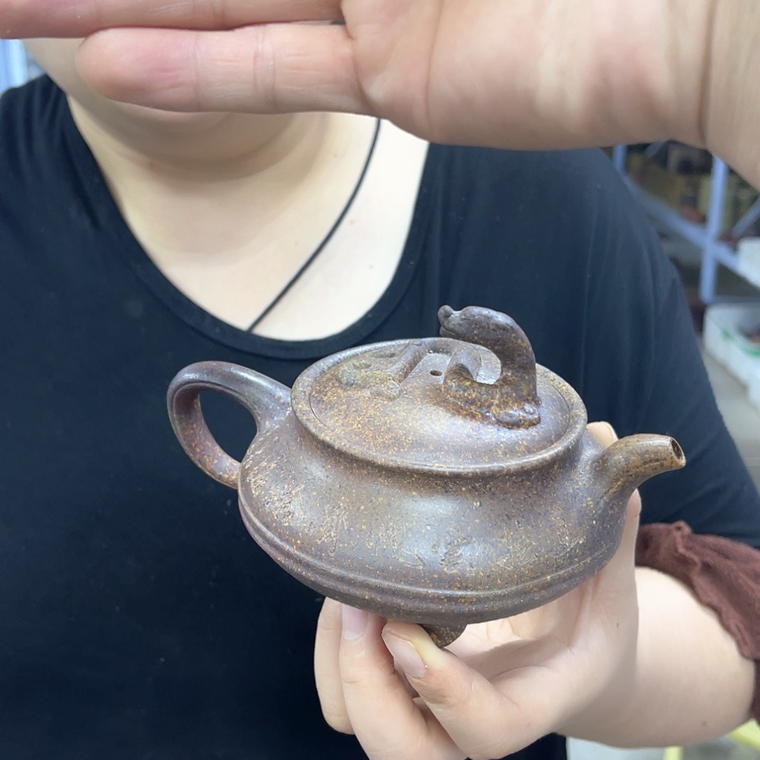 茶壶紫砂宜兴紫砂壶瑕疵