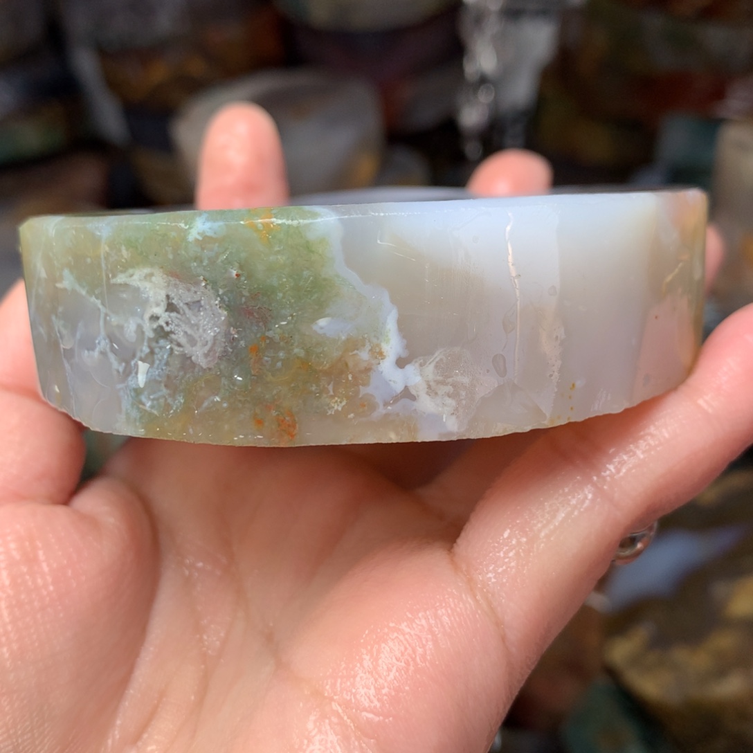 贵***G定制玛瑙定制玛瑙手镯63圈口