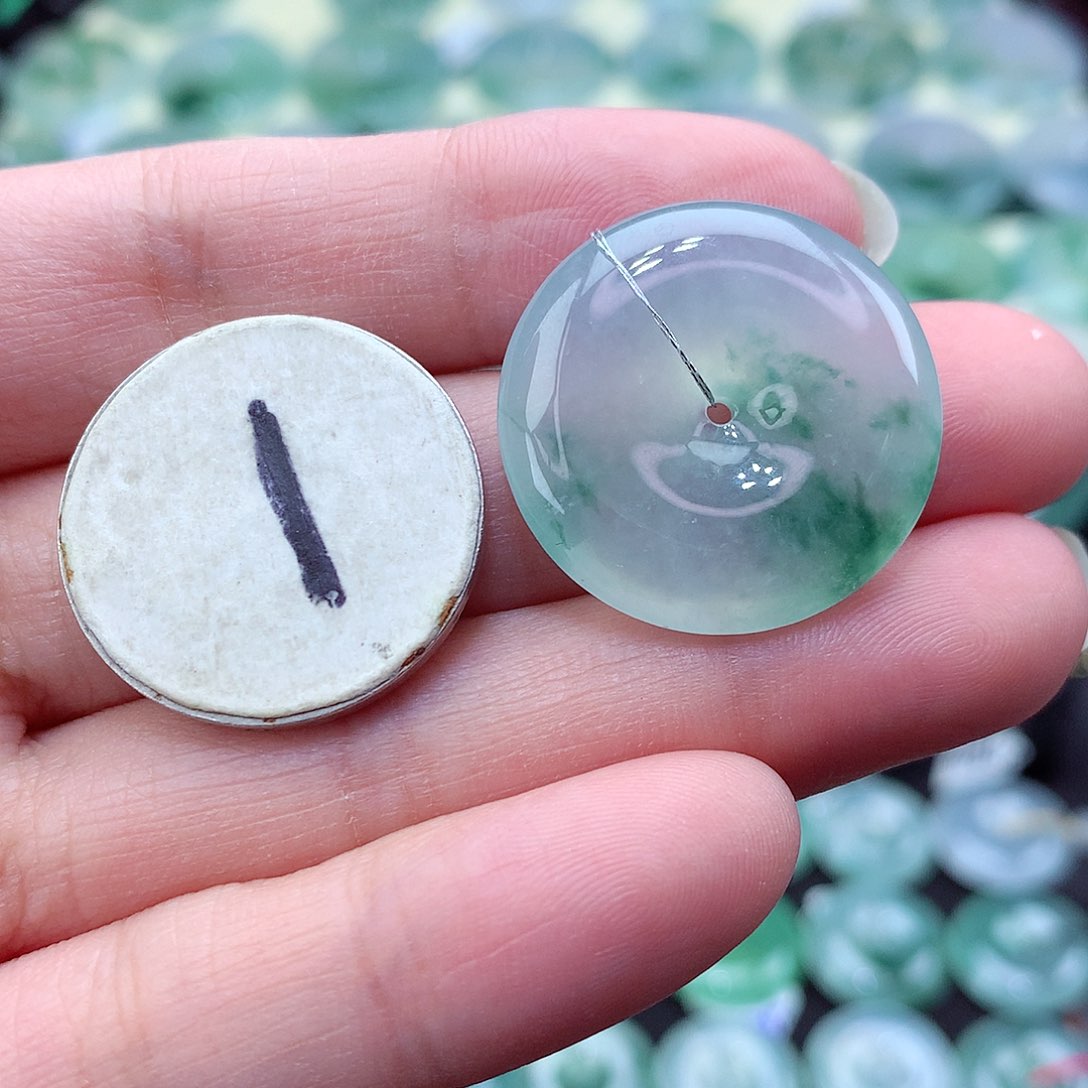 翡翠颈饰未镶嵌12尺寸25-6.0