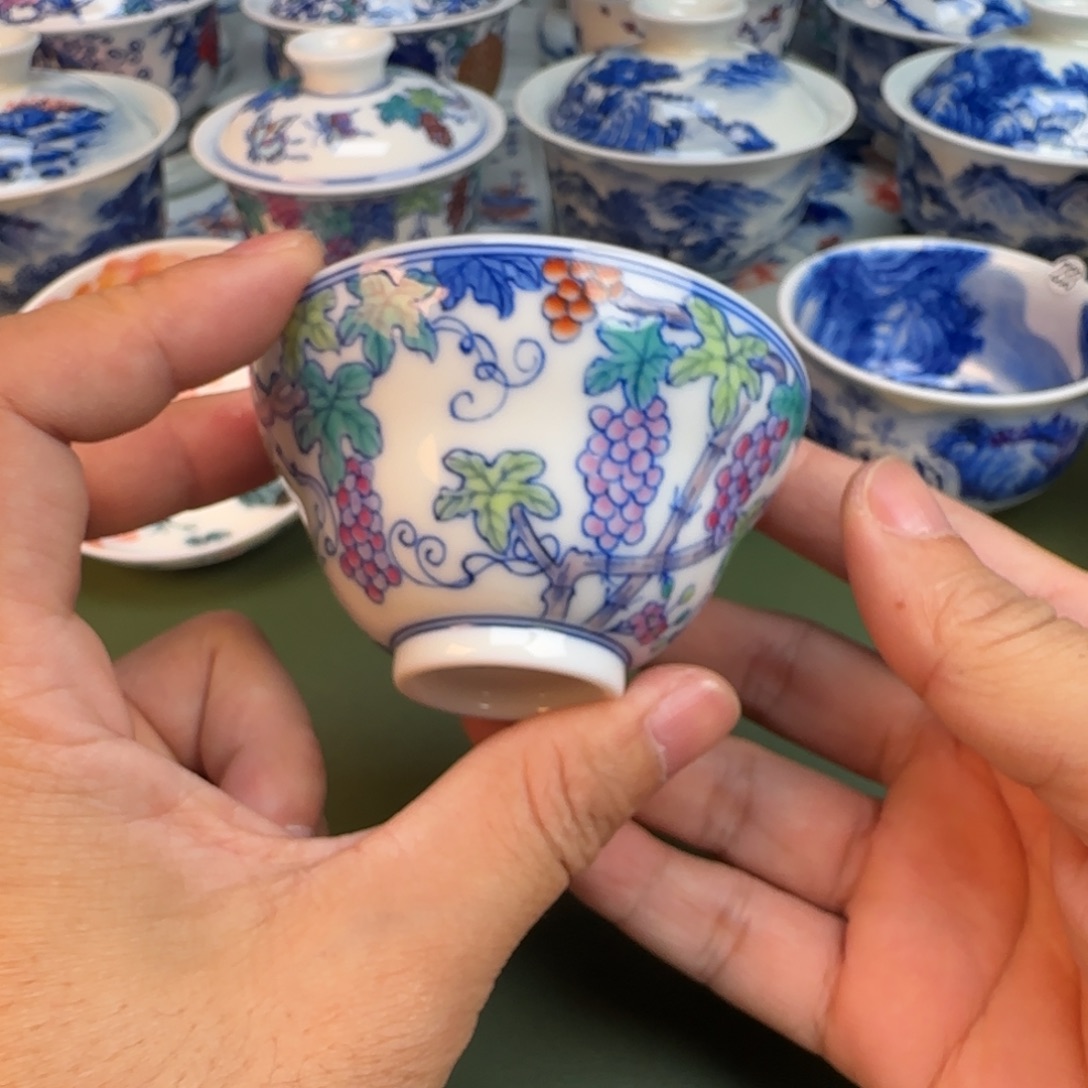 陶纯手工纯手绘茶具238