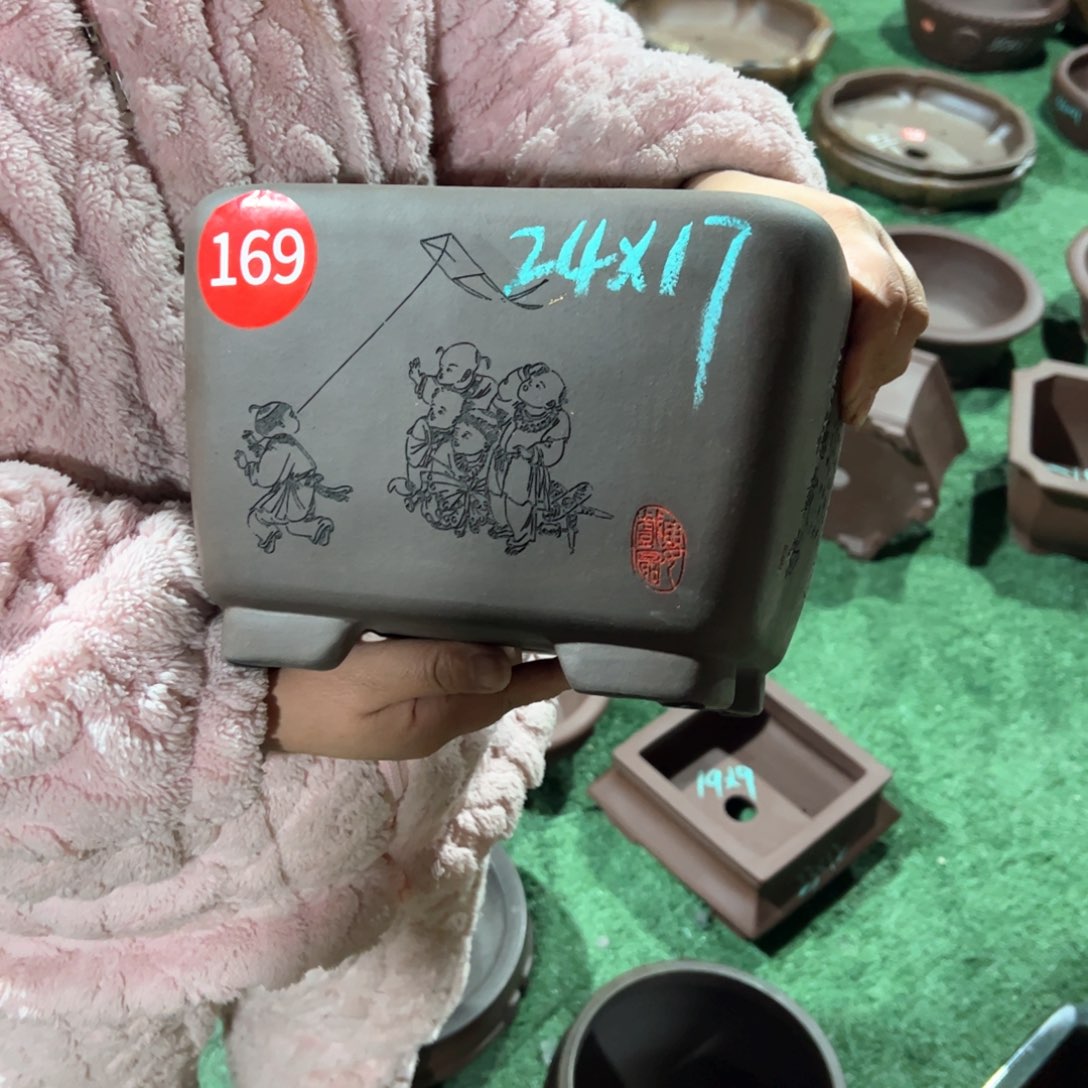 紫砂花盆紫砂花盆