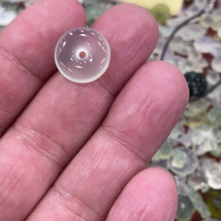 蛇纹石玉合金颈饰