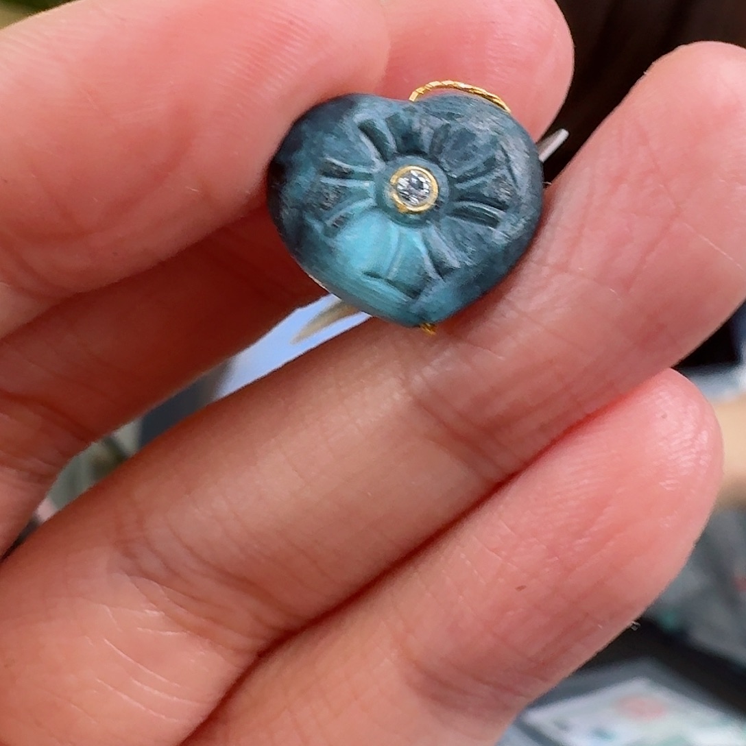 绿松石珠宝奇石未镶嵌