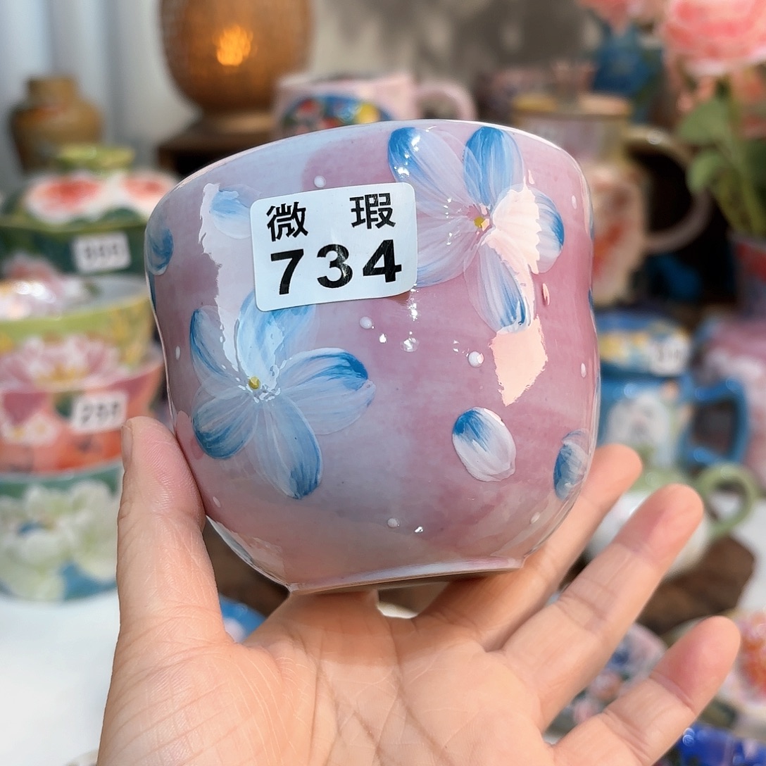 景德镇手绘高温釉下彩陶瓷茶具