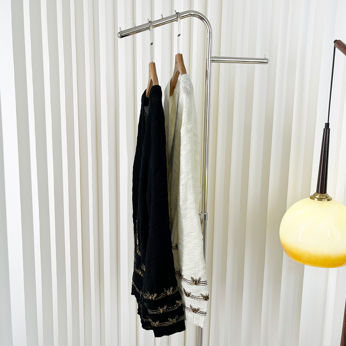 ~25S手工坊重工金线蝴蝶刺绣镂空针织V领开衫268