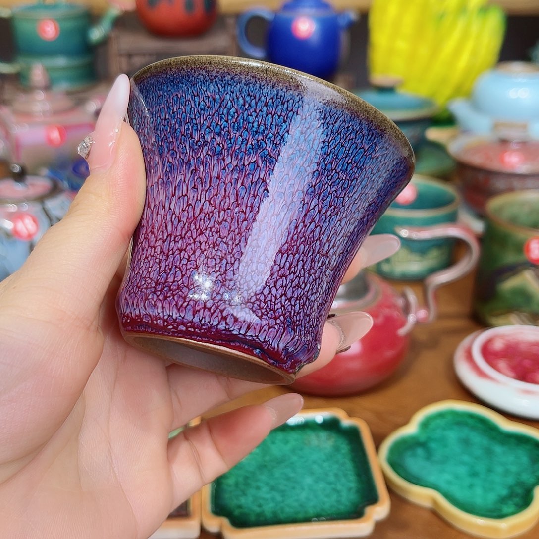 老***家瓷片禹州钧瓷艺术作品