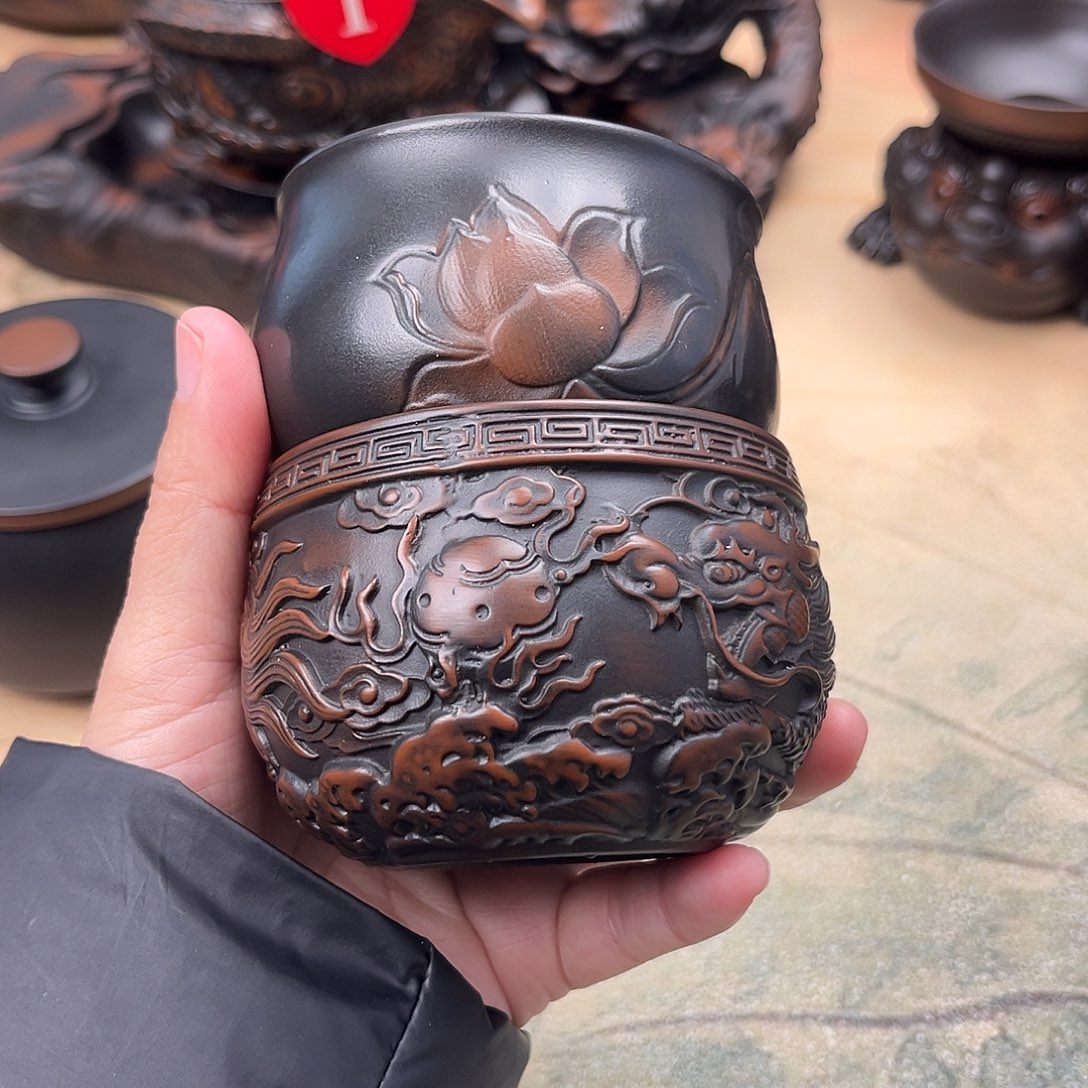 壶开***胖云南紫陶茶壶茶壶