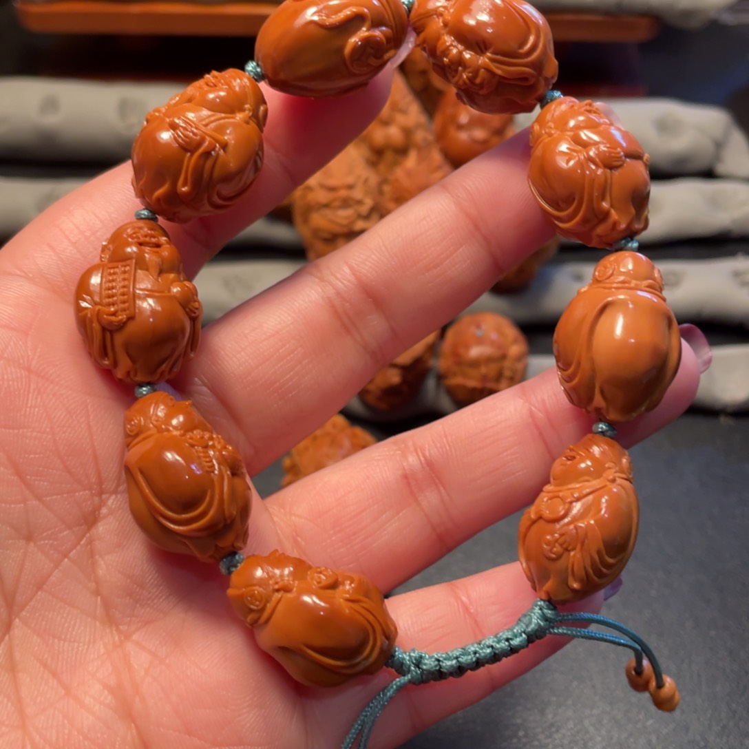 【闪购商品】手串/手链橄榄核独**楼财神。