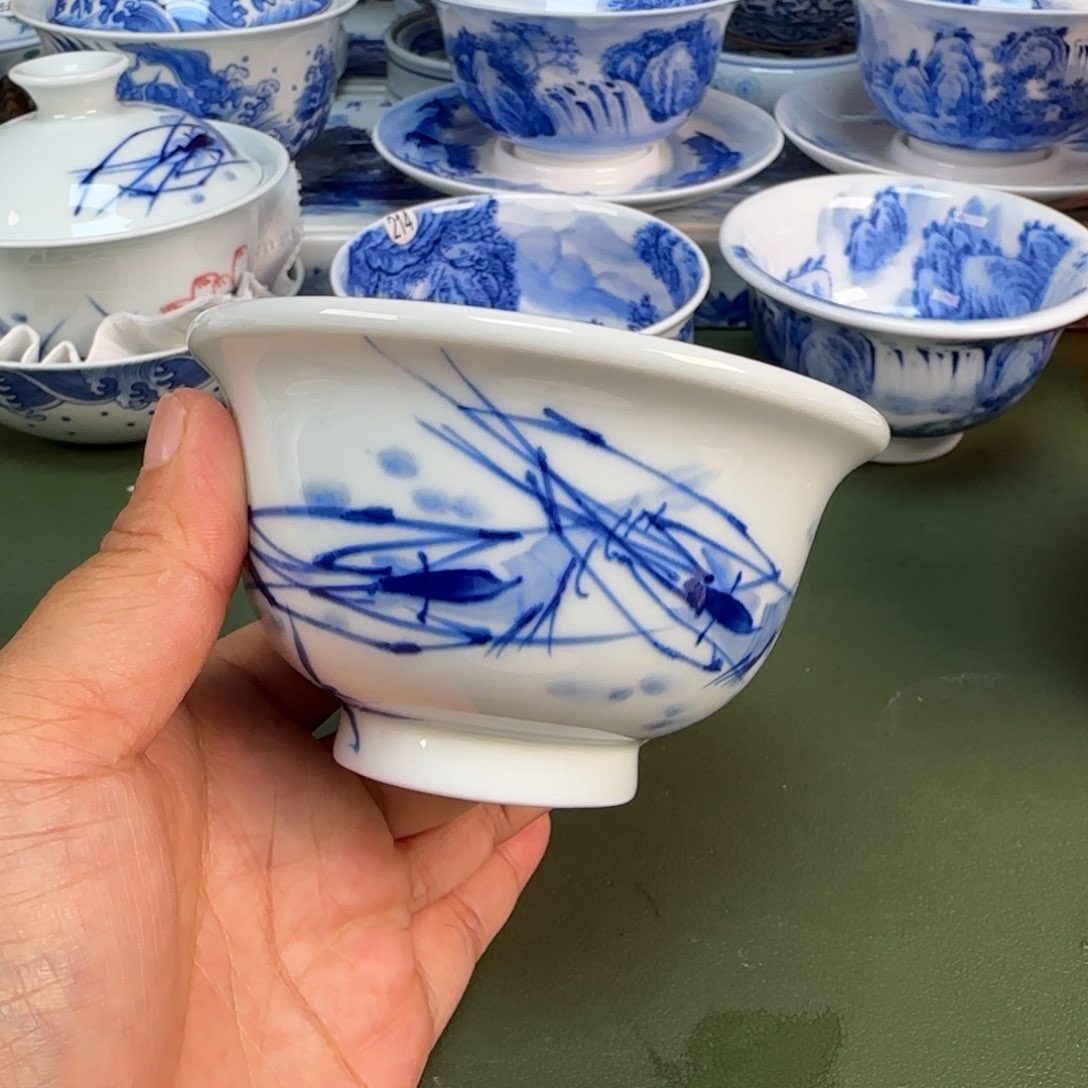 景德镇纯手绘茶具圆圆262