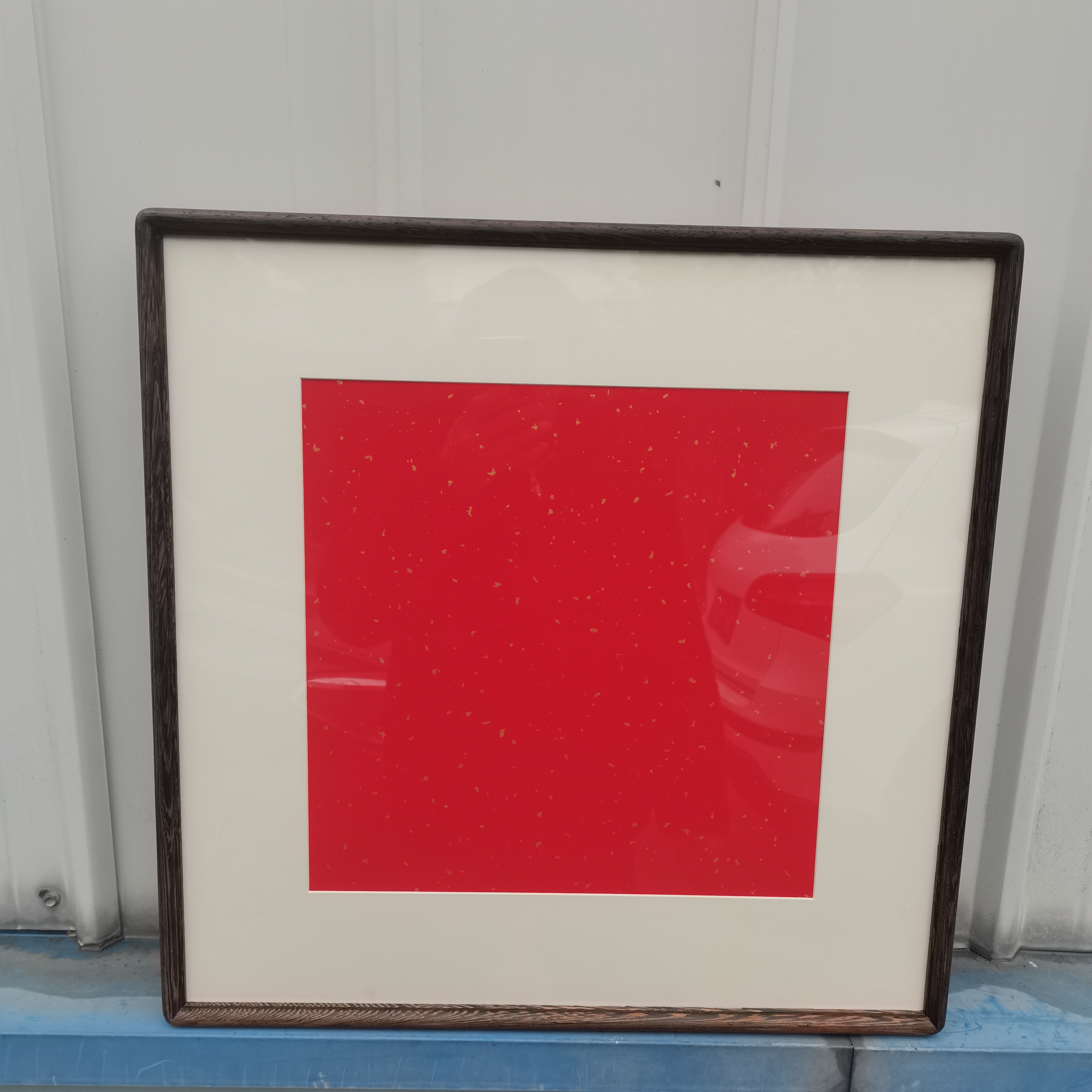 【近思】50x50黑鸡翅实木画框【到手1个】