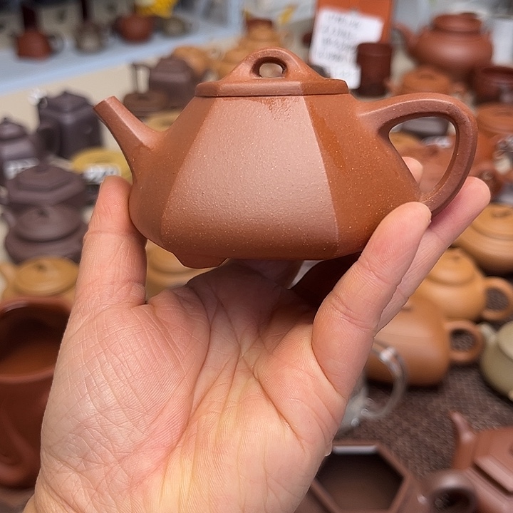 紫砂茶壶子冶石瓢150毫升微瑕