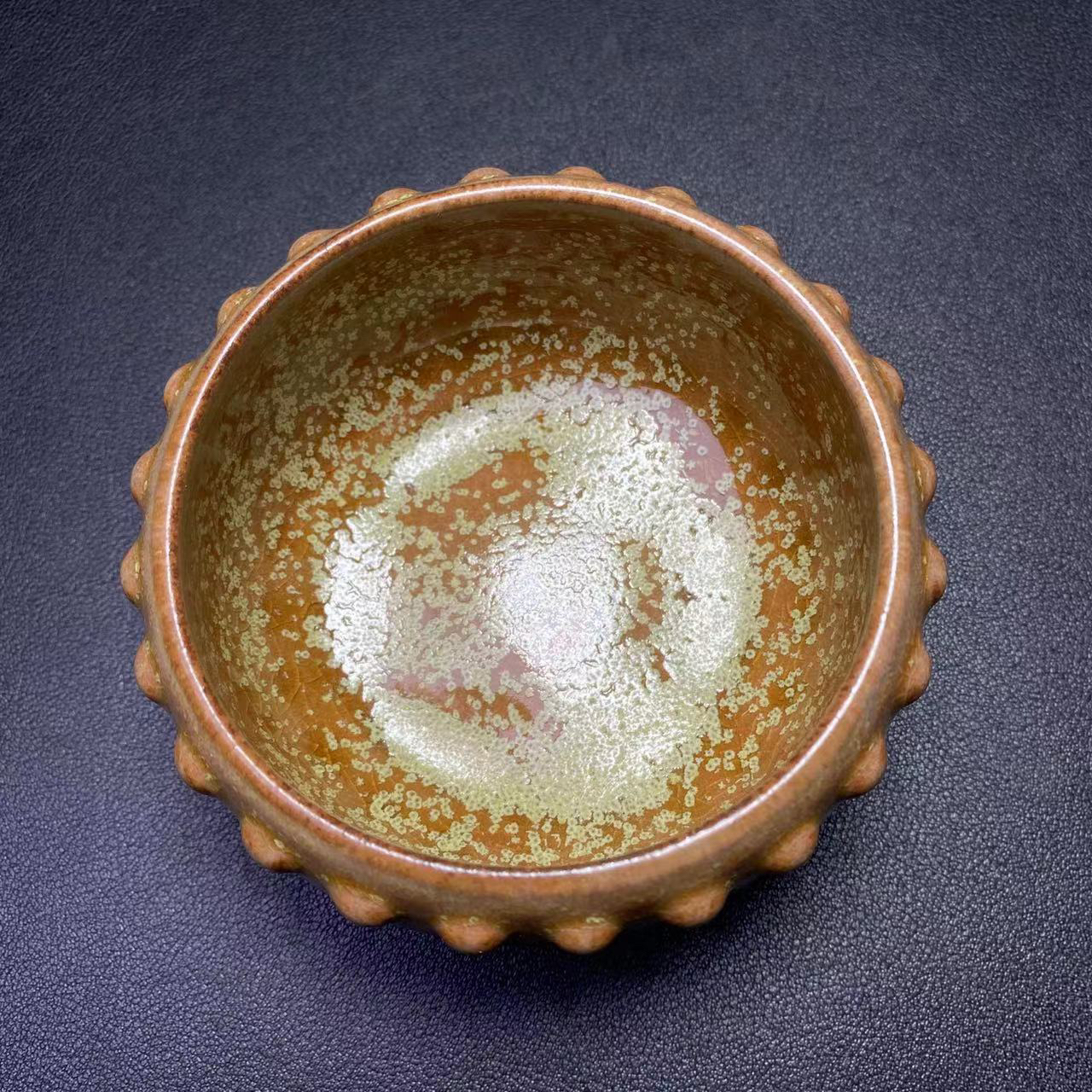 花月夜战鼓杯建窑建盏天目盏陶瓷主人杯茶杯纯手工品茗杯茶盏茶具