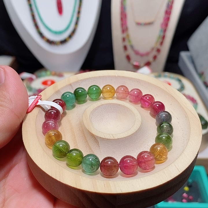 碧玺手链未镶嵌碧玺手链