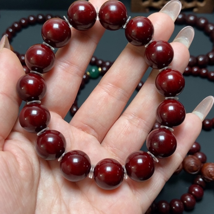 核桃手串/手链山****、猴头玉华串