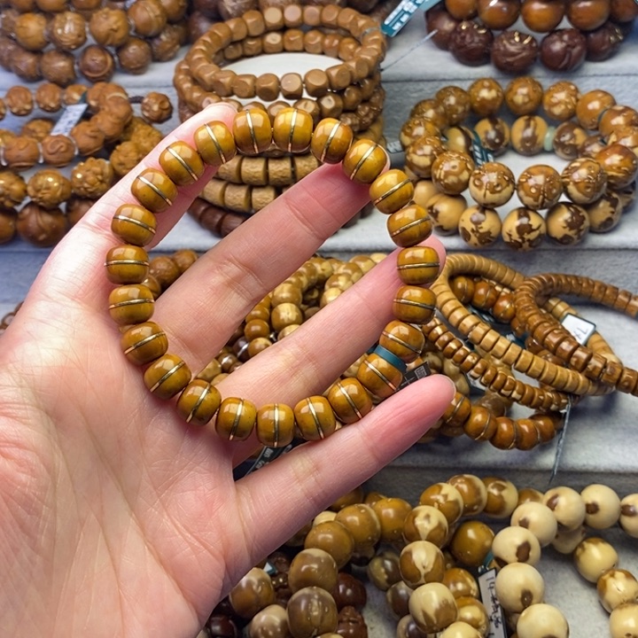 紫金鼠手串纯肉实心一线卡10