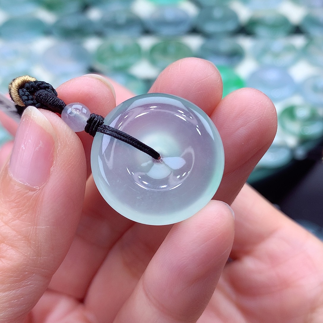 颈饰未镶嵌翡翠编号96-尺寸22/5.8