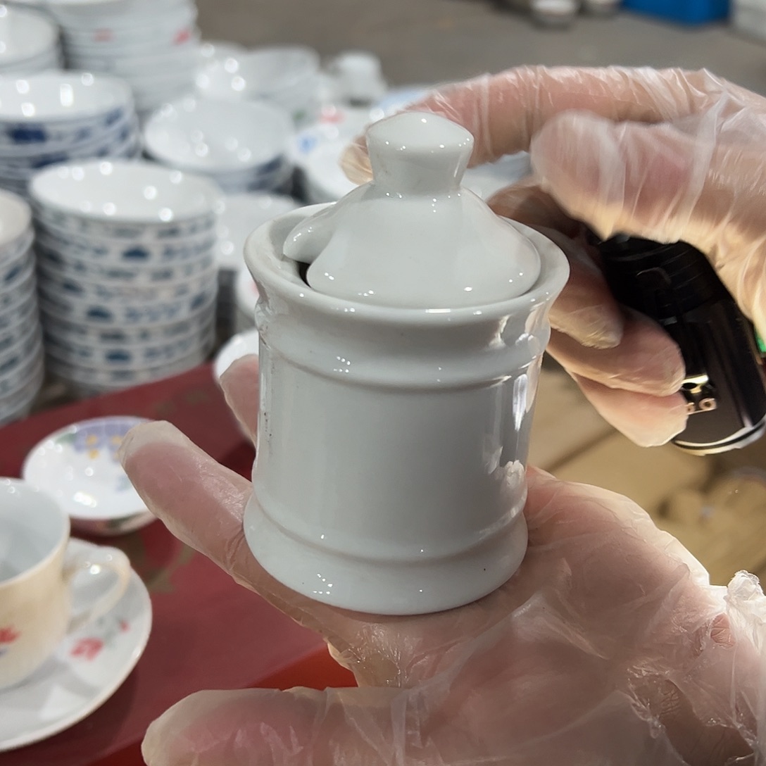 醴陵瓷直播供货基地老瓷白胎