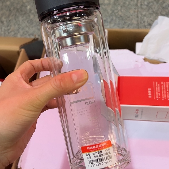 双层玻璃杯4004004微瑕玻璃杯大理微瑕