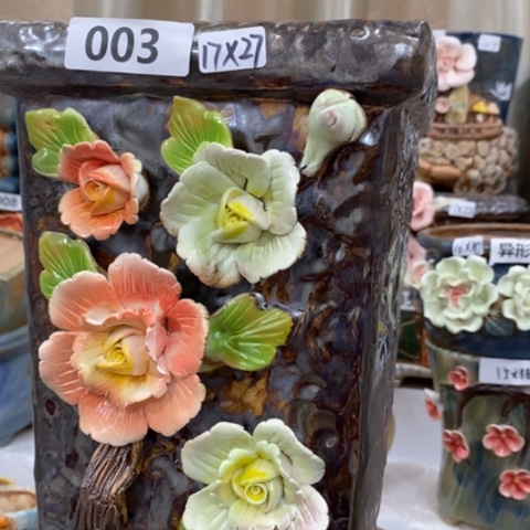 【闪购商品】红陶粗陶花瓶