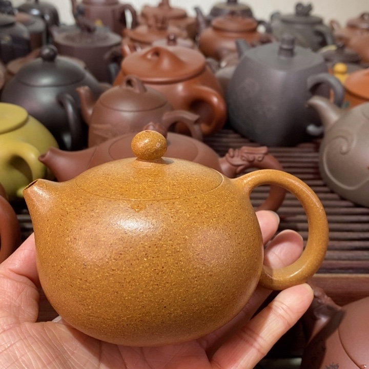 紫砂茶壶微瑕处理一把