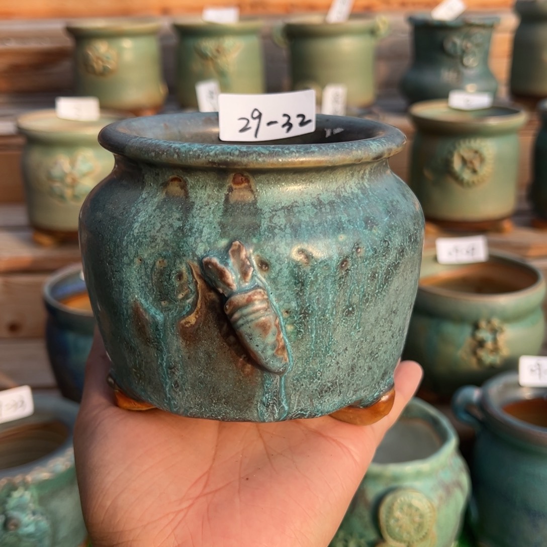 29-32花盆微瑕小鹿园艺