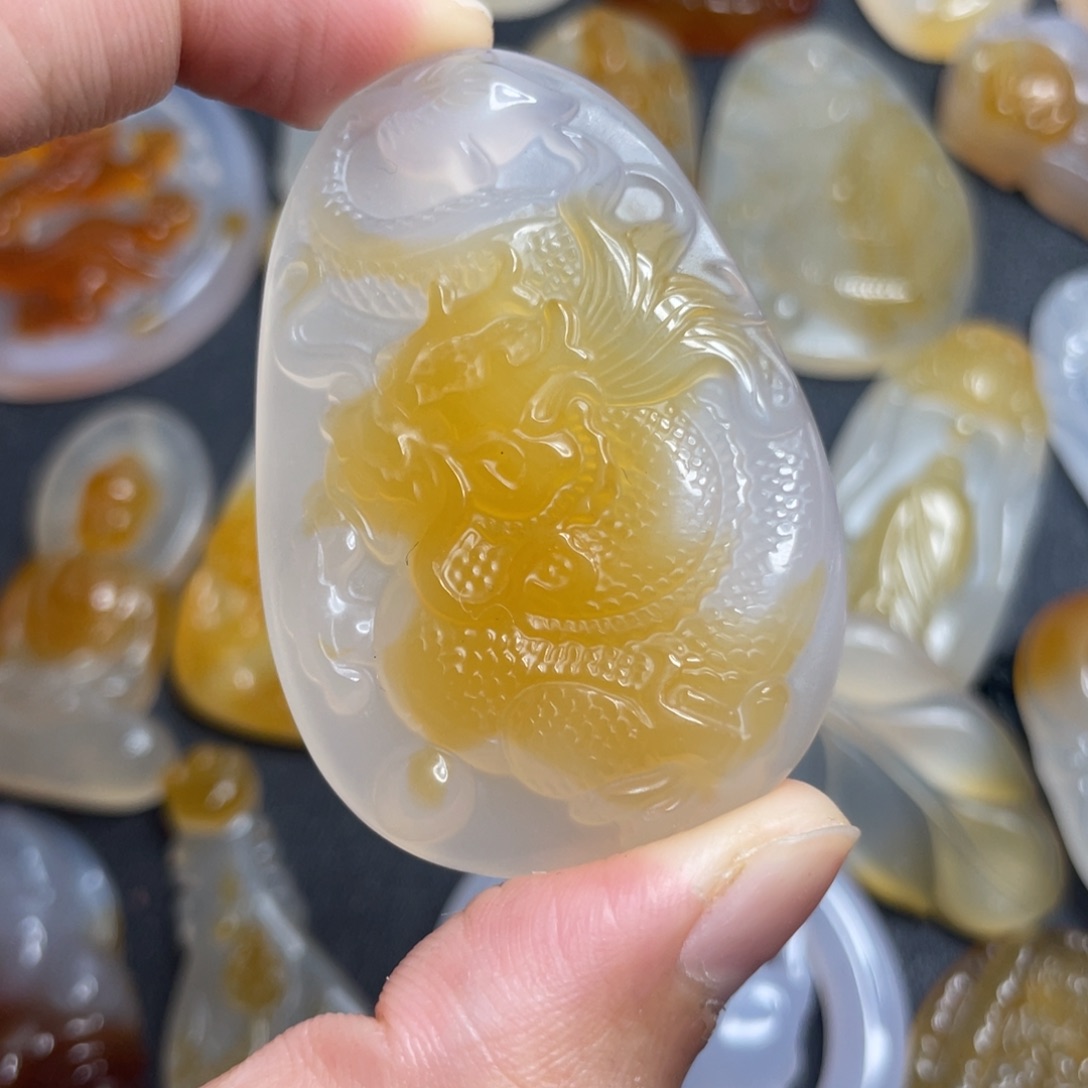 玛瑙/玉髓未镶嵌颈饰