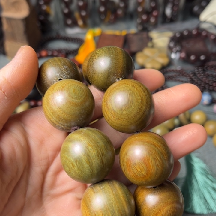 木江**叔2.5手持双环手持绿檀00000000