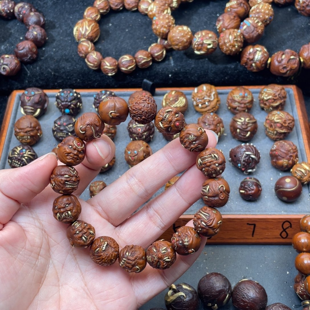 牙***洋紫金鼠吊坠14六道轮回