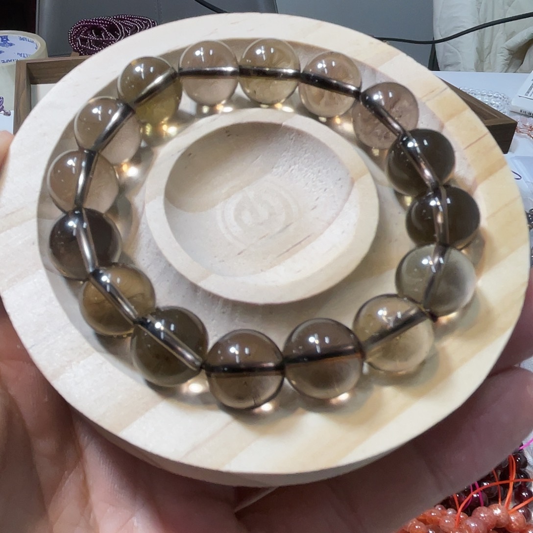 水晶手链未镶嵌春*天然茶水晶手链