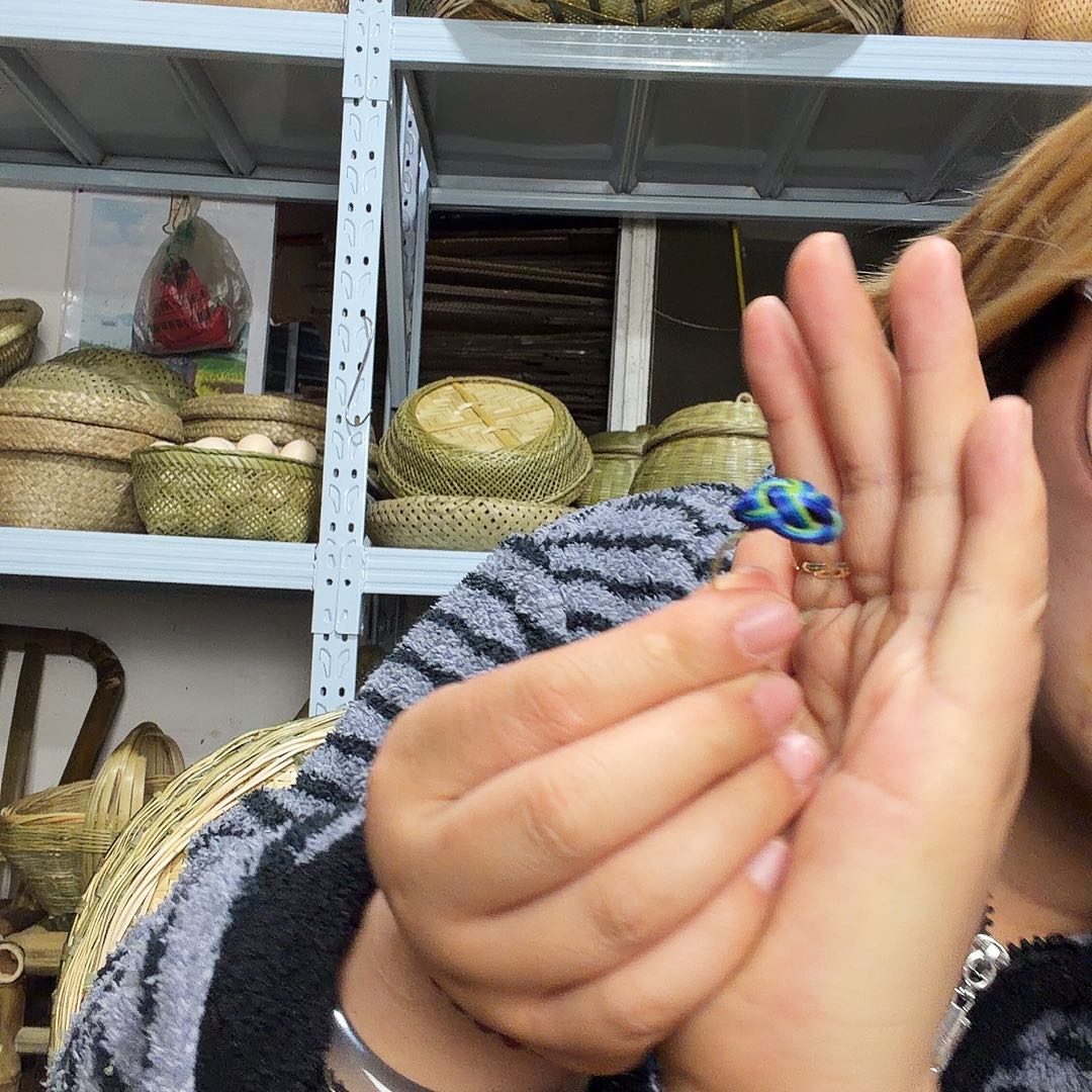 绿带篮手工戒指制作