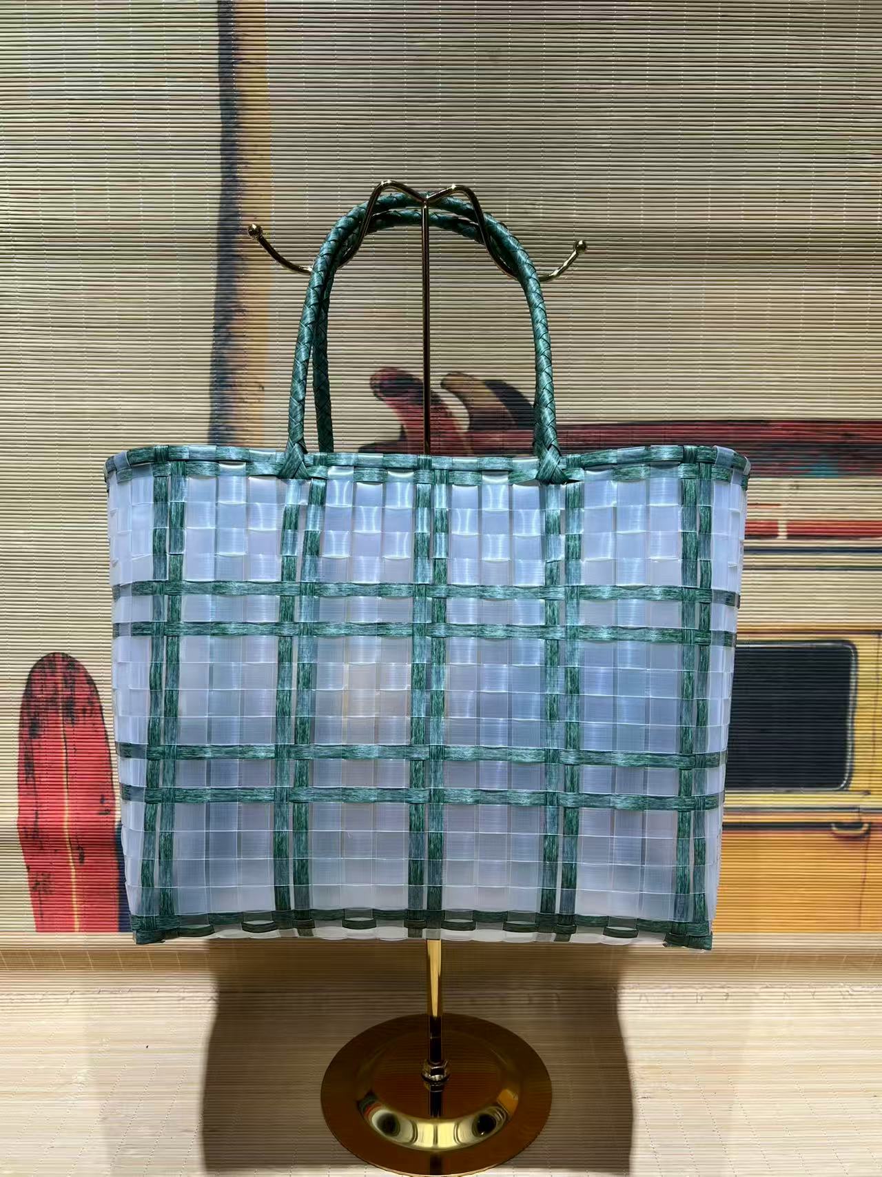塑编见商品包装盒子7774简约风收纳盒储物篮子4593