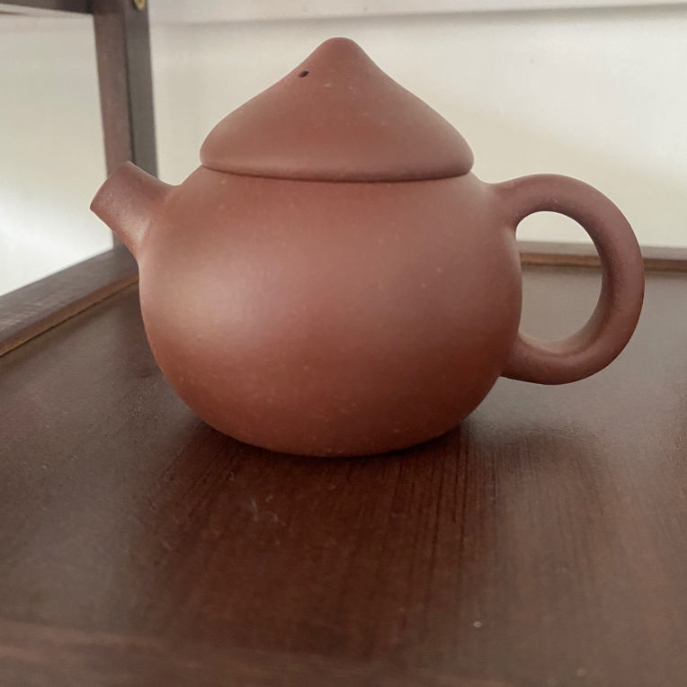 宜兴原矿紫砂紫泥全手工粮仓紫砂壶