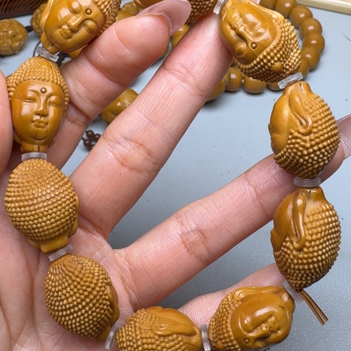 橄榄核手串/手链佛头