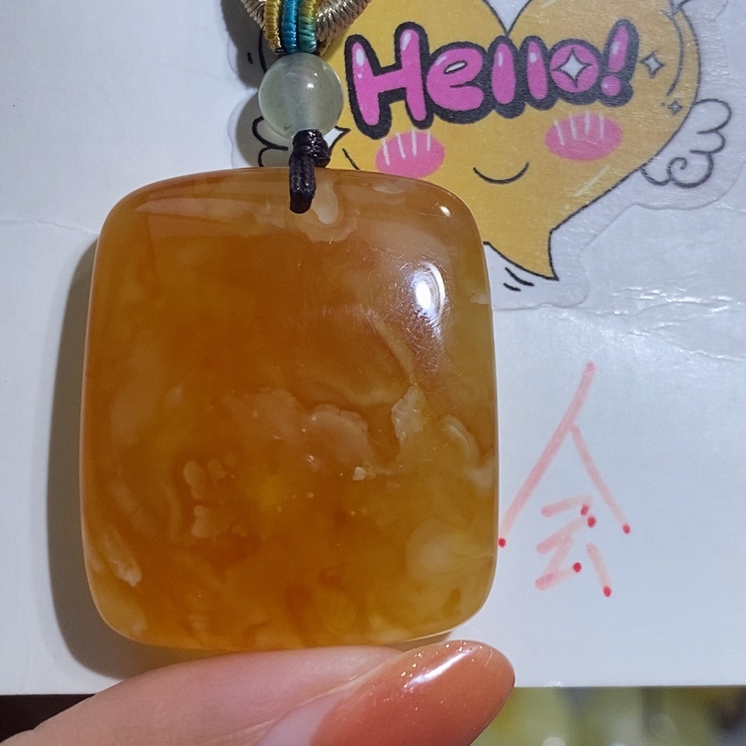 定制琥珀未镶嵌蜜蜡吊坠