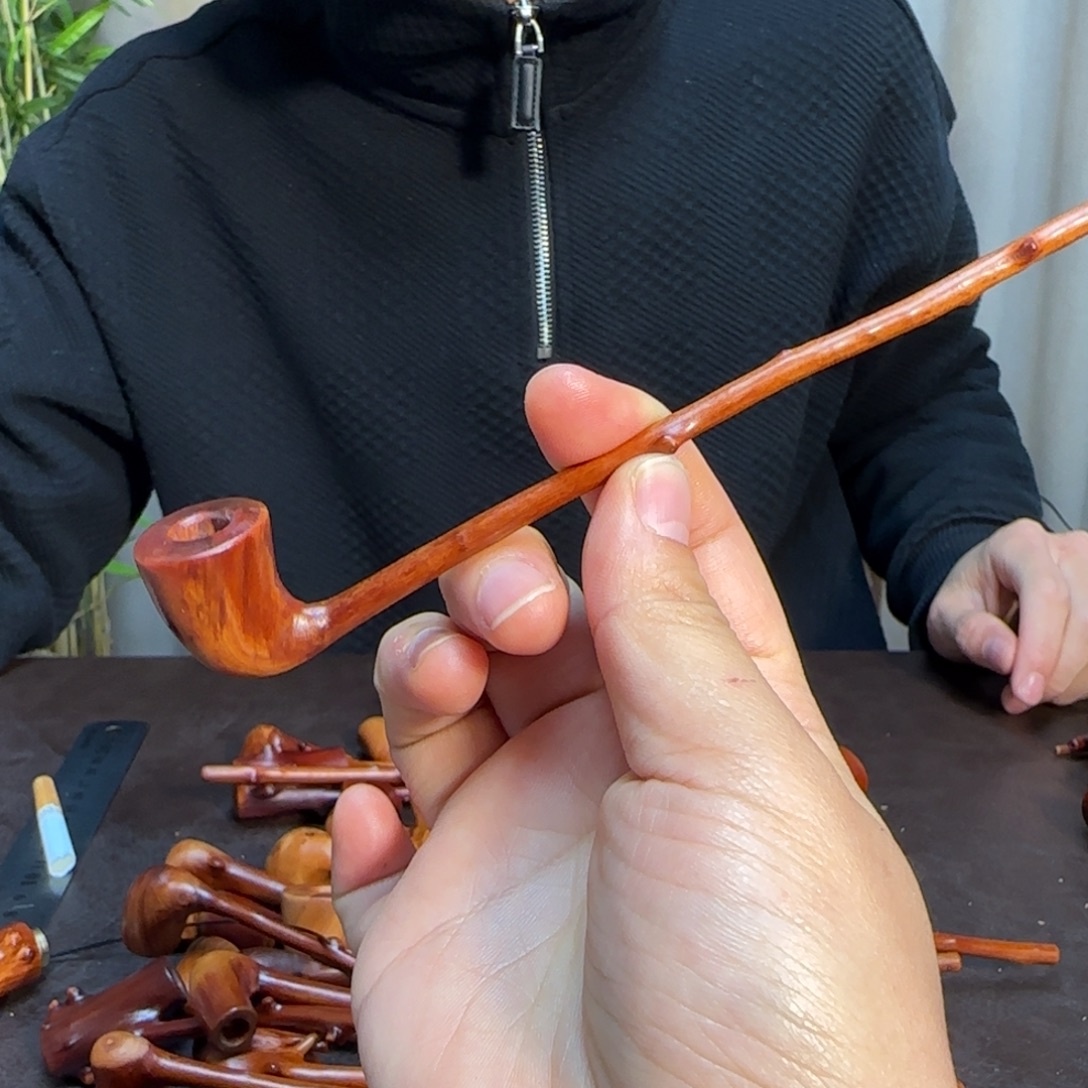 檬子木烟斗文玩手把件