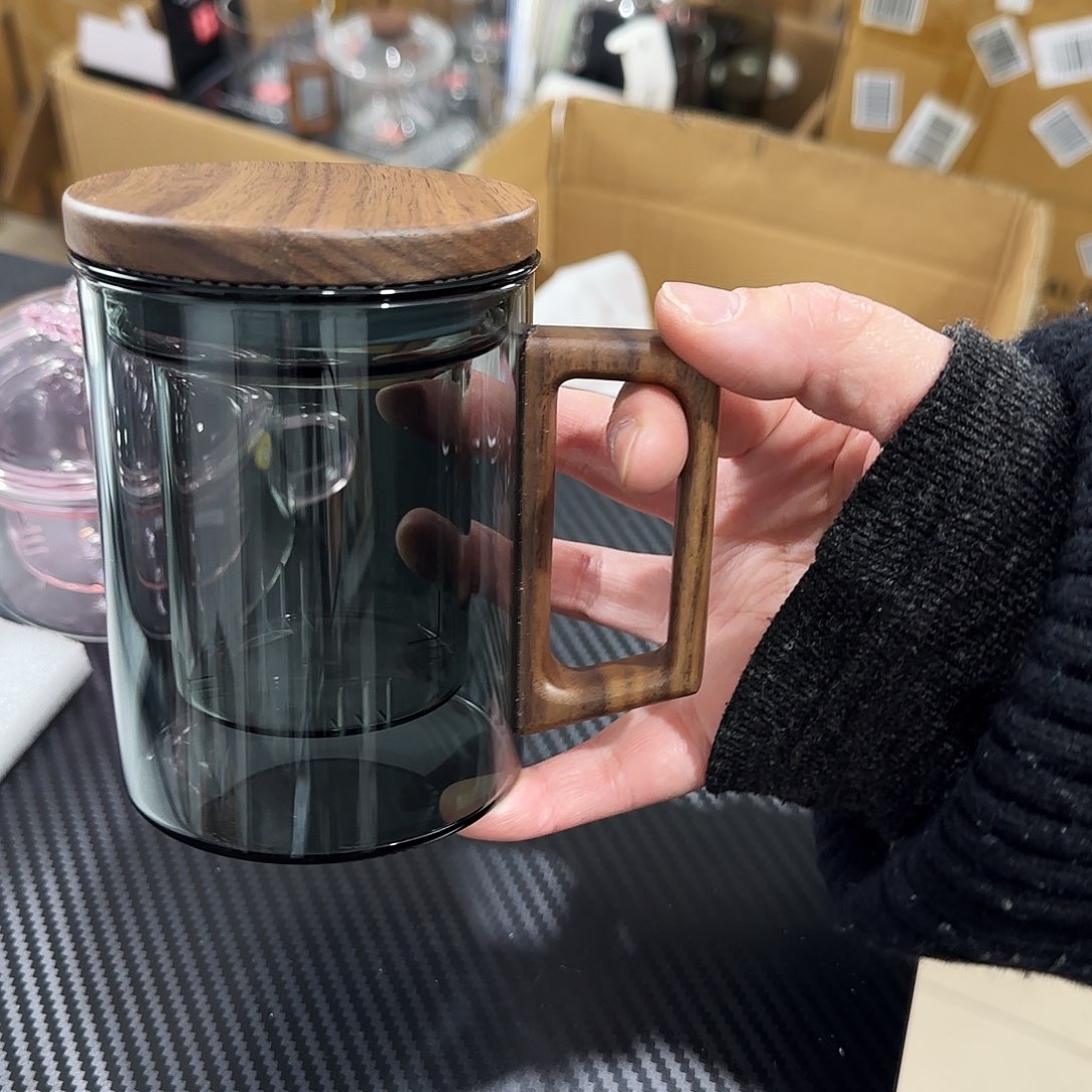 6高硼硅深色三件杯