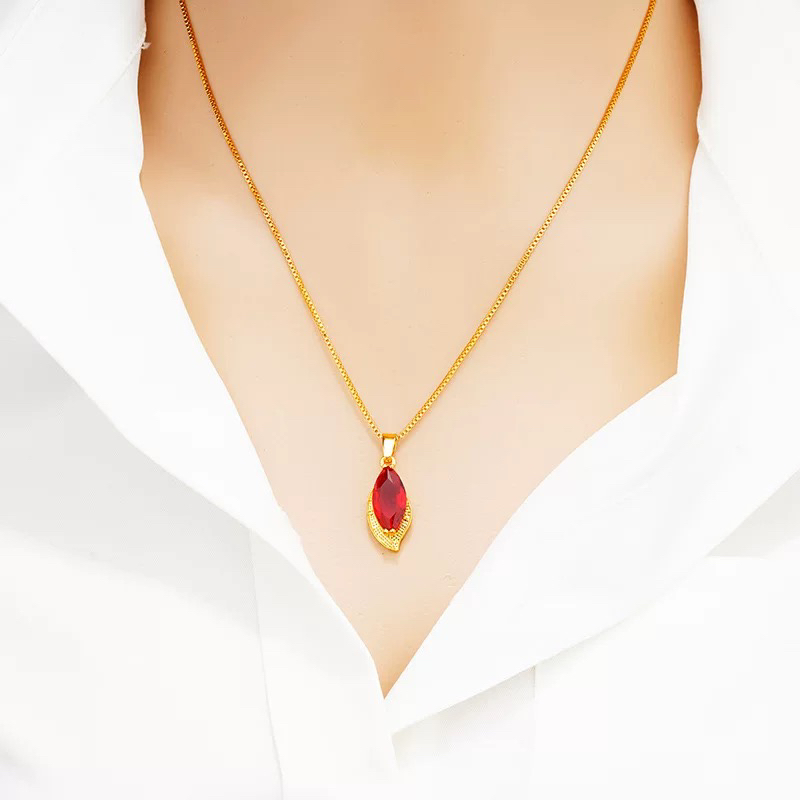 铜合金项链 轻奢风女士项链套装时尚潮流 31