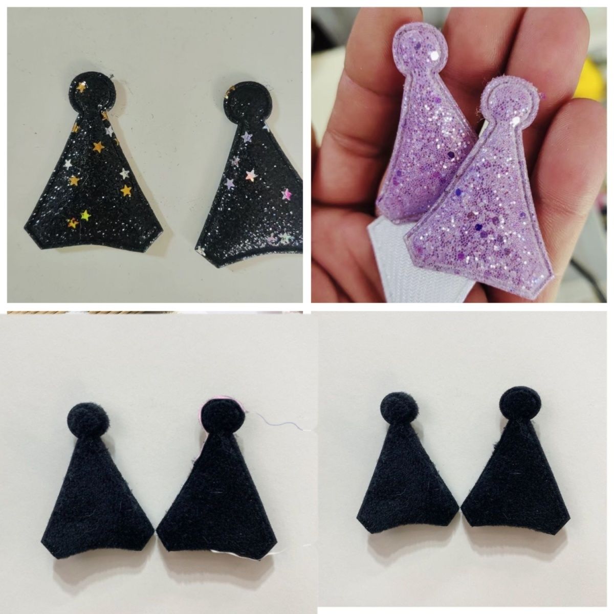 小库洛米耳朵毛绒应援耳朵装饰亮片可DIY创意发饰