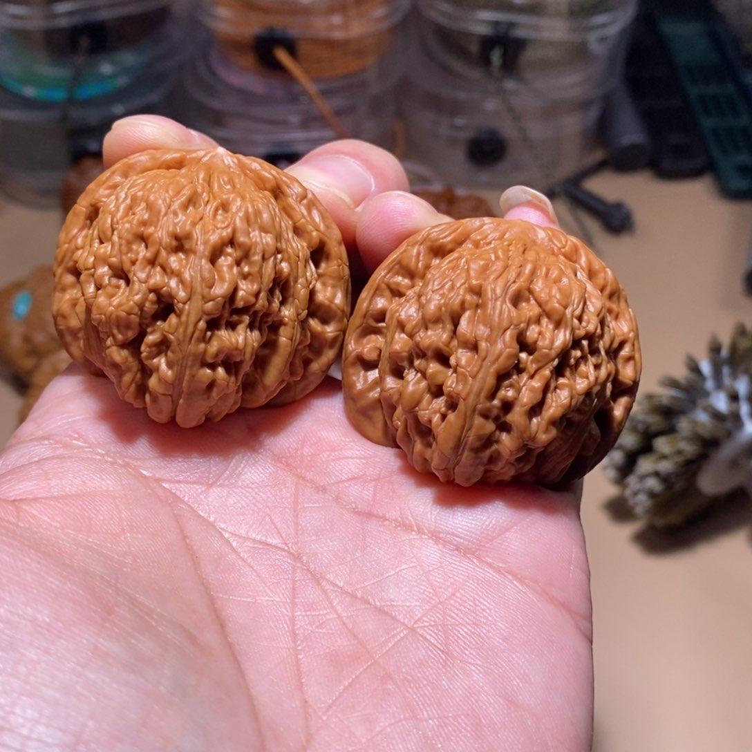 文玩核桃把件全品无修42尺A平谷四座楼