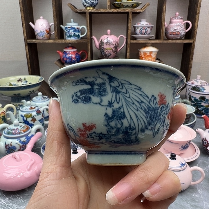 陶摆件景德镇陶瓷567老厂瓷46
